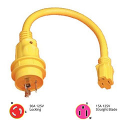 Marinco Shore Power Pigtail Adapter