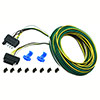 Wesbar 5-Way Flat Trailer End Wire Harness with Car End - Wishbone Style