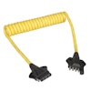 Wesbar 5-Way to 5-Way Vehicle / Trailer Coiled Wire Jumper