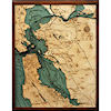 WoodChart San Francisco Bay Area - Larger Size