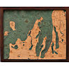 WoodChart Grand Traverse Bay & Leelanau Peninsula - Smaller Size