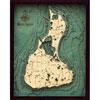 WoodChart Block Island - Smaller Size - Internet Only Sale