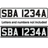 Bernard Indenti-Labels Vessel Stick-On Registration Number Plates