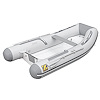 Zodiac Rigid Hull Inflatable (RIB) 11' 2" Gray/ Lt. Gray Hypalon, 2013