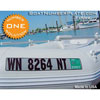 Boat Number Registration Plate for Inflatable Boats