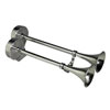 Ongaro Deluxe Stainless Steel Dual Trumpet Horn
