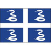 Annin Martinique Courtesy Flag