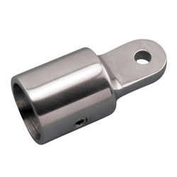Boat Awning Hardware Fitting 7/8in Stainless Steel Heavy Duty Jaw-like Slide Hinged Bimini Top Hardware Fitting for Marine Boat Yacht