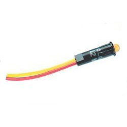 One Size 6 Inch Lead Wires Seachoice 09861 Incandescent Red Indicator Light 5/16 Inch Light 14V 