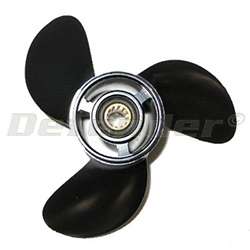 ARKDOZA Dia 8.5 inch 8-9.8HP Prop Aluminum Propeller for Tohatsu Nissan Outboard Motor