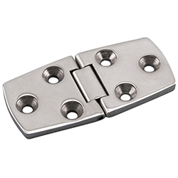 W L Marine Grade CAST Solid 316 Stainless Steel Mirror Polished Hinges Marine Stainless Steel 72mm Pair for Door 、Cabinet Boat x38mm RVs 