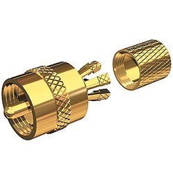 Fits RG-8 Cable Seachoice 19951 PL-259 UHF Connector Contains One Connector Silver-Plated Fits RG-8 Cable Seachoice 19951 PL-259 UHF Connector Contains One Connector Silver-Plated