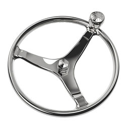 Moligh doll AISI 316 Stainless Steel Boat Steering Wheel Knob Steering Wheel Maneuvering Knob