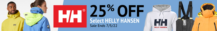 Helly Hansen - 25% off Select Clothing, Footwear & Accessories, Ends 7/5/22