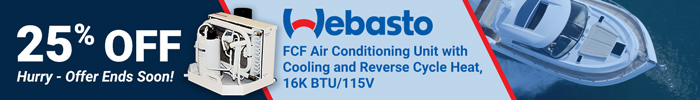 25% Off Webasto FCF AC Unit with Cooling and Reverse Cycle Heat - 16K BTU - Hurry, Offer Ends Soon!
