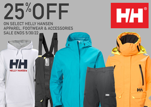 25% off Helly Hansen Clothing, Footwear & Accessories