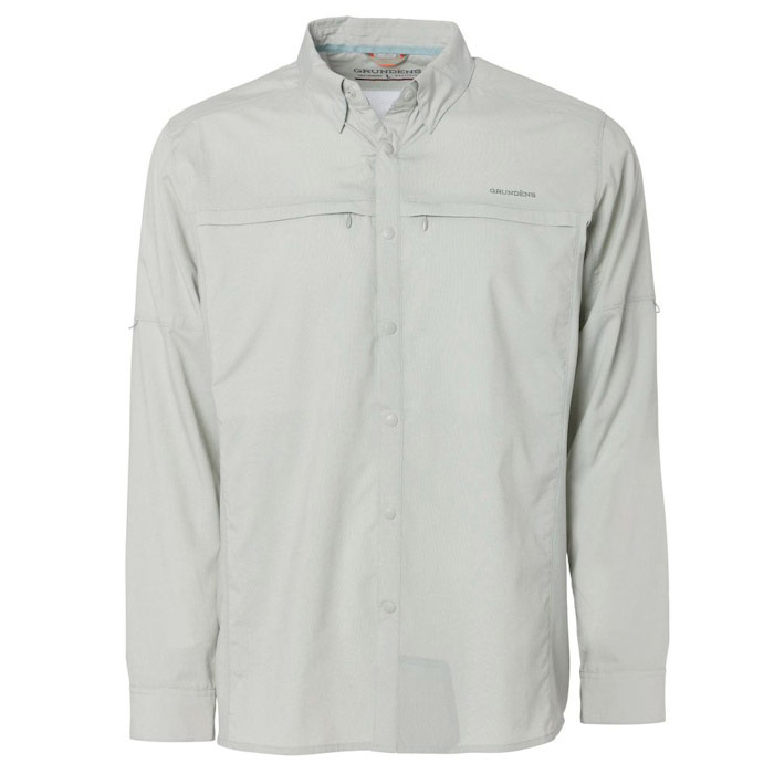 Grundens Bayamo Cooling Long Sleeve Shirt - Overcast 3X-Large