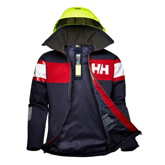 & Breathable Sailing Marine Jacket Windproof Helly-Hansen womens Salt Flag Waterproof 
