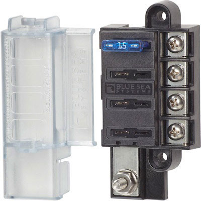 Blue Sea Systems ST Blade Compact (4) Fuse Block
