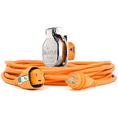 SmartPlug C30503BM30PW Marine Dual-Configuration Cordset 30 Amp 50 Length with White Inlet SmartPlug C30503BM30PW Marine Dual-Configuration Cordset 30 Amp 50 Length with White Inlet