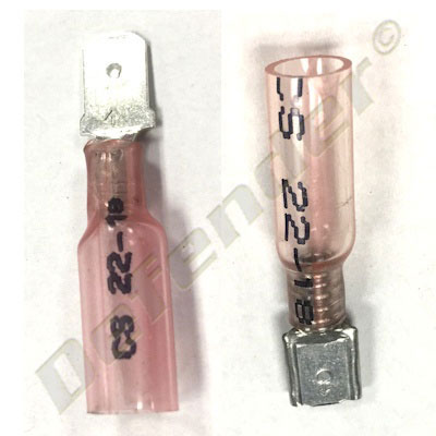 BSP Clear Seal Quick Disconnect Terminals - 22-18 AWG