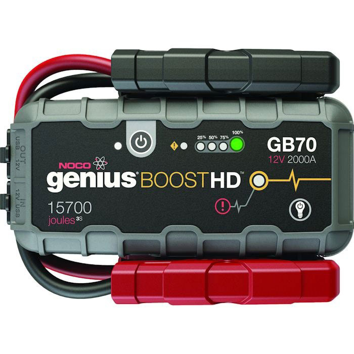 NOCO GB70 Genius Boost 2000 Amp UltraSafe Lithium Jump Starter 