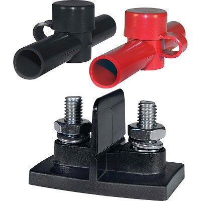 Blue Sea Systems Dual PowerPost Cable Connectors - 5/8 Inch & 3/8 Inch