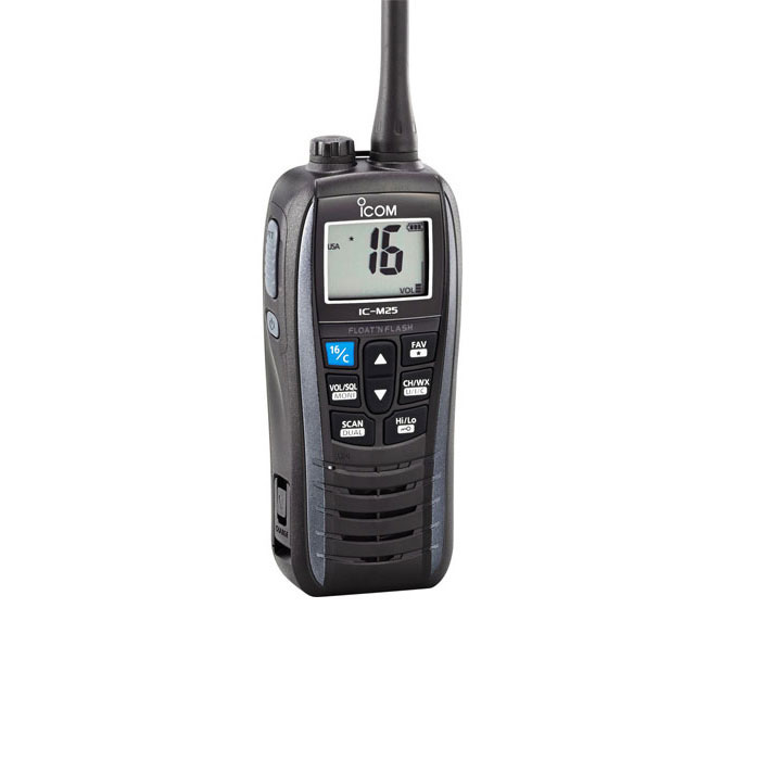 Icom IC-M25 Floating Handheld VHF Radio - Metallic Gray