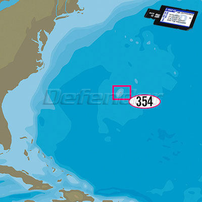 C-MAP 4D MAX+ LOCAL Electronic Navigation Charts Bermuda Islands