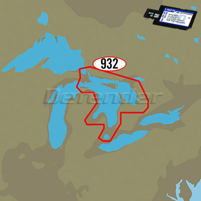 C-MAP 4D MAX+ LOCAL Electronic Navigation Charts Lake Huron and Georgian Bay
