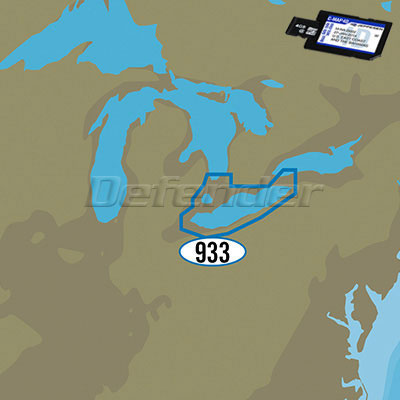 C-MAP 4D MAX+ LOCAL Electronic Navigation Charts Lake Erie and Lake St. Clair