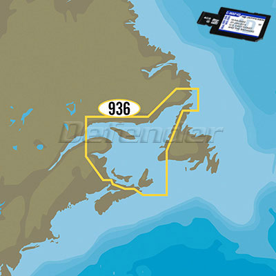 C-MAP 4D MAX+ LOCAL Electronic Navigation Charts Gulf of St. Lawrence
