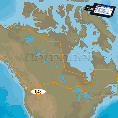 C-MAP 4D MAX+ LAKES Electronic Navigation Charts Canada Lakes