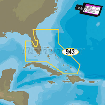 C-MAP MAX-N+ LOCAL Electronic Navigation Charts Florida and The Bahamas