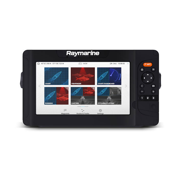 Raymarine Element 9 HV Sonar/GPS w/ Navionics Chart (No Transducer)