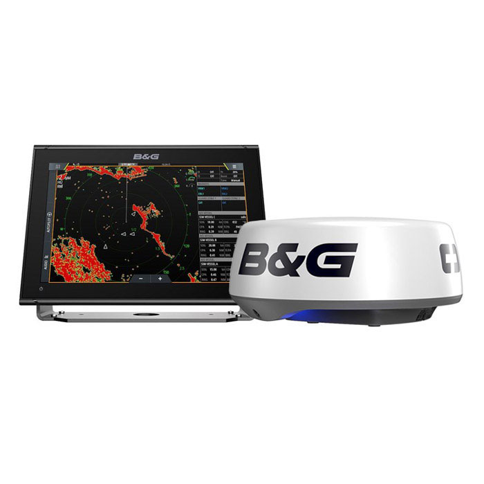 B&G Vulcan 12R Chartplotter w/ C-MAP Discover Charts & HALO20+ Radar