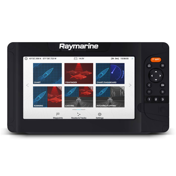 Raymarine Element 12 HV Sonar/GPS Display w/ Navionics+ Chart