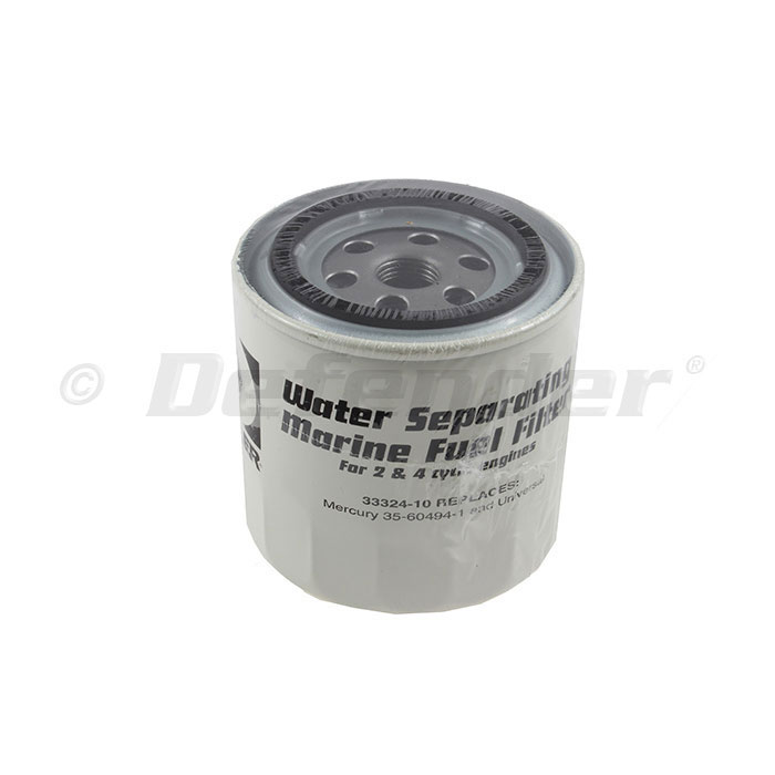 Moeller Water Separating Fuel Filter Short Water, Mercury/Universal/Yamaha