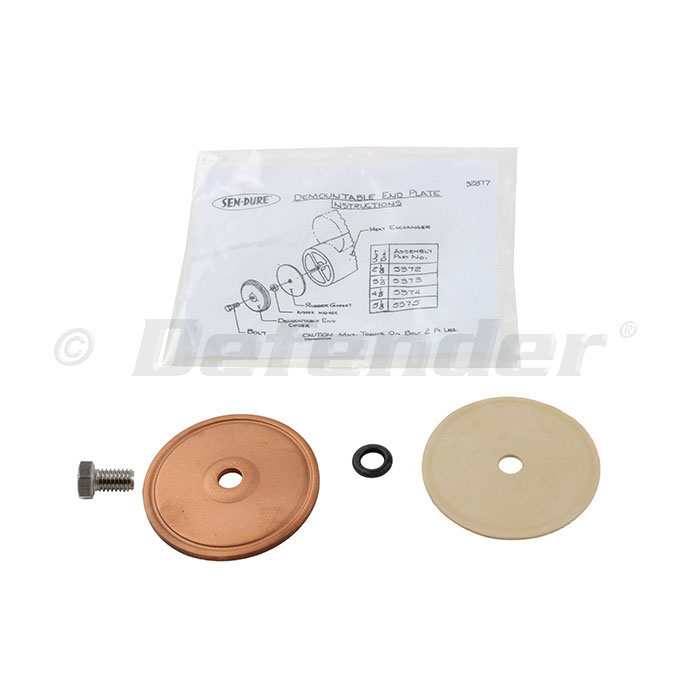 Sen-Dure Heat Exchanger Replacement End Cover Assembly - 3