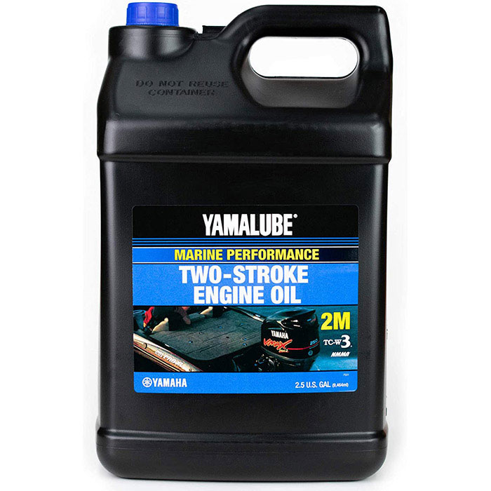 Yamaha 2M Yamalube 2-Stroke Semi-Synthetic Marine Engine Oil - 2.5 Gallon
