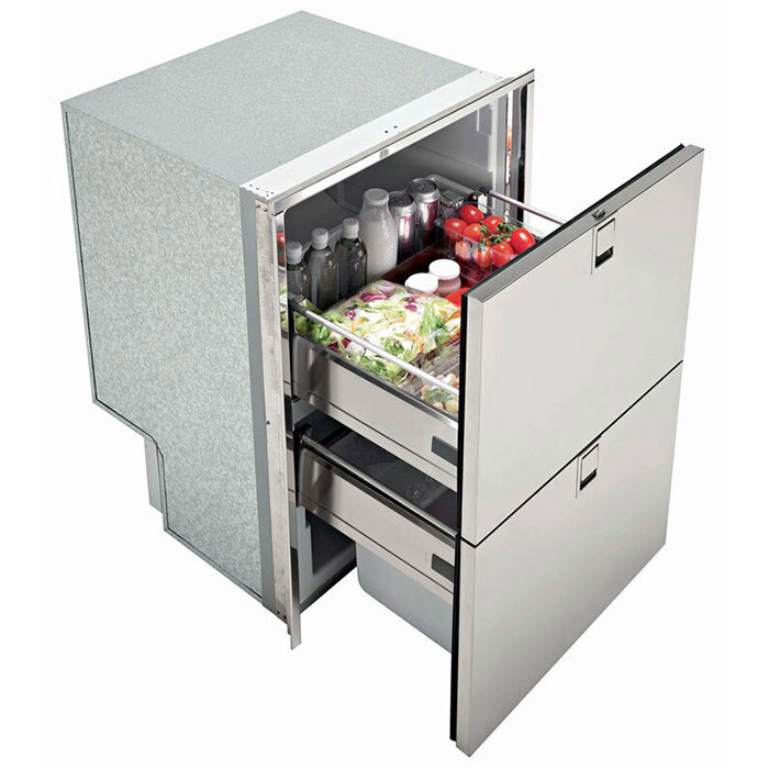 Isotherm Drawer DR 160 Light INOX Refrigerator / Freezer- 5.5 cu ft