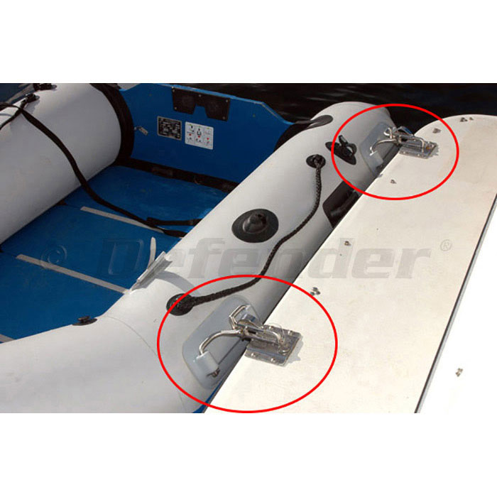 Snap Davits pads for Inflatable boats with stainless steel yokes 