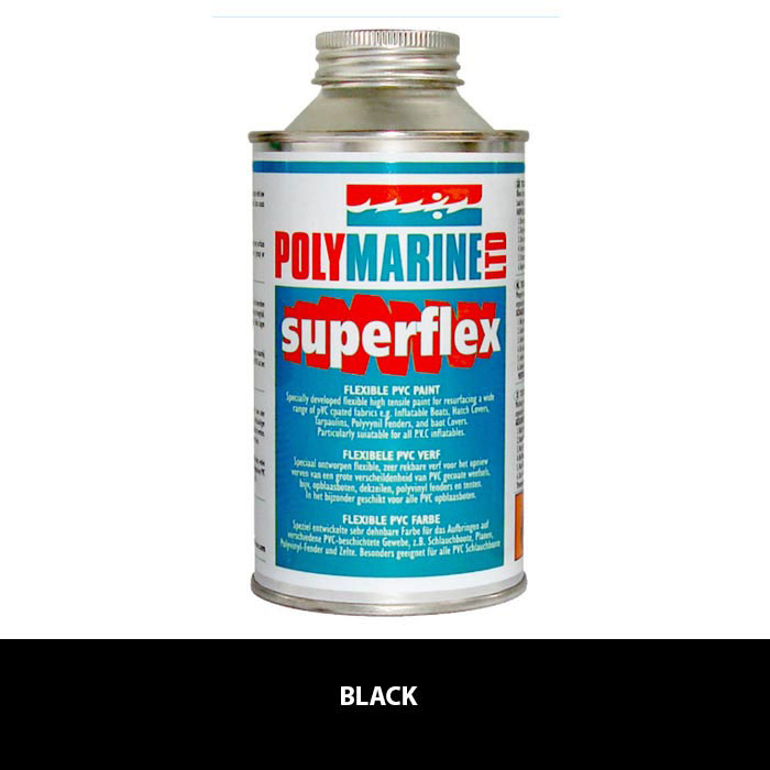 Polymarine Superflex PVC Paint - Black
