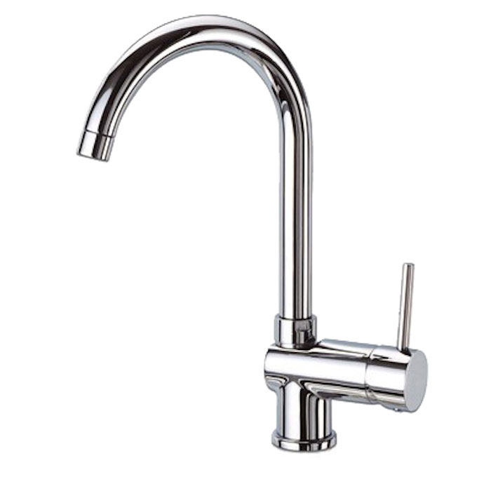 Scandvik Single-Lever Galley Mixer with J Spout