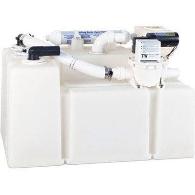 Dometic 40 HTS-T Waste Water Holding Tank System with Pump - 40 Gallons