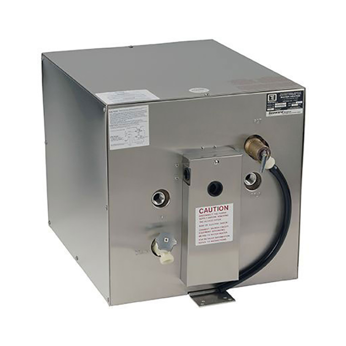 Seaward Marine Water Heater - 11 Gal- Rear Heat Exch 120V - Stainless Steel