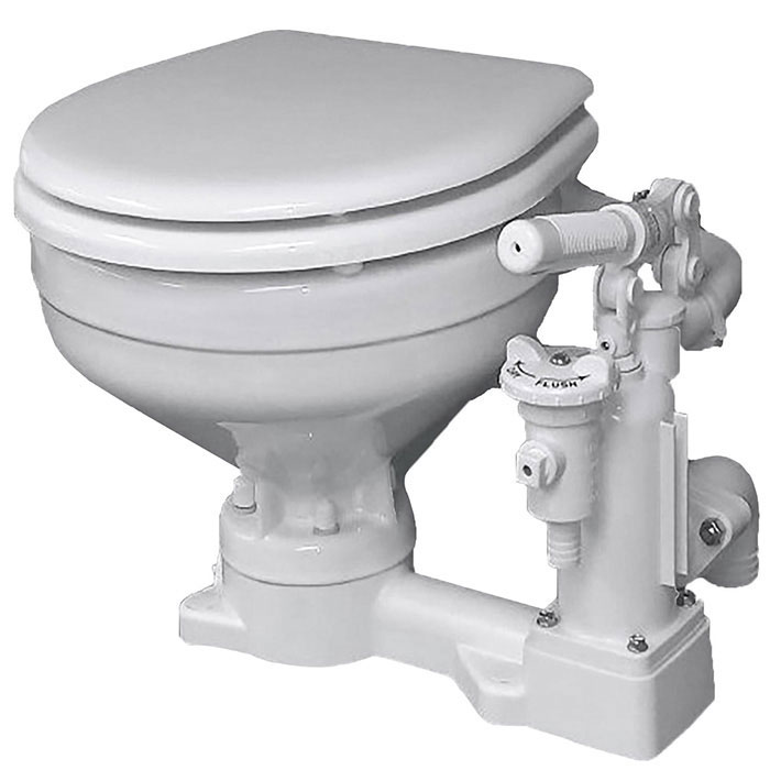 Raritan PH SuperFlush Manual Marine Toilet - Compact