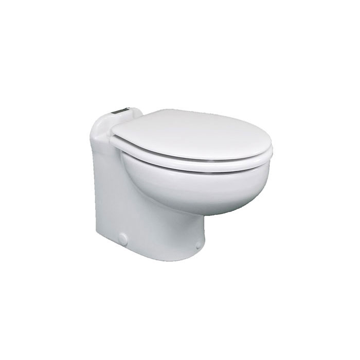 Raritan Marine Elegance Toilet w/ Vortex-Vac - Raw - Straight Back - 12V