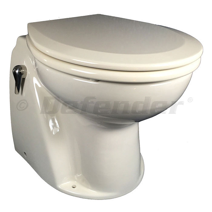Raritan Atlantes Freedom Toilet Vortex-Vac - Fresh/Raw Elongated Tall, 12V AL