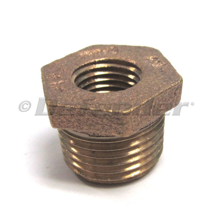 Bronze Pipe Reducer / Adapter Bushing - 1-1/2